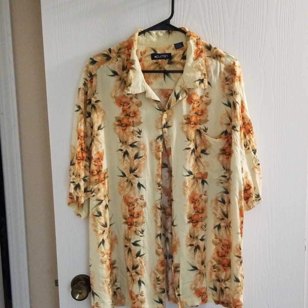 Yellow Hawaiian shirt